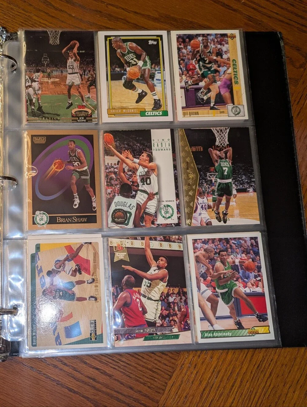 Boston Celtics Basketball Card Binder 🏀 100 Cards – Celtics Legends & Greats